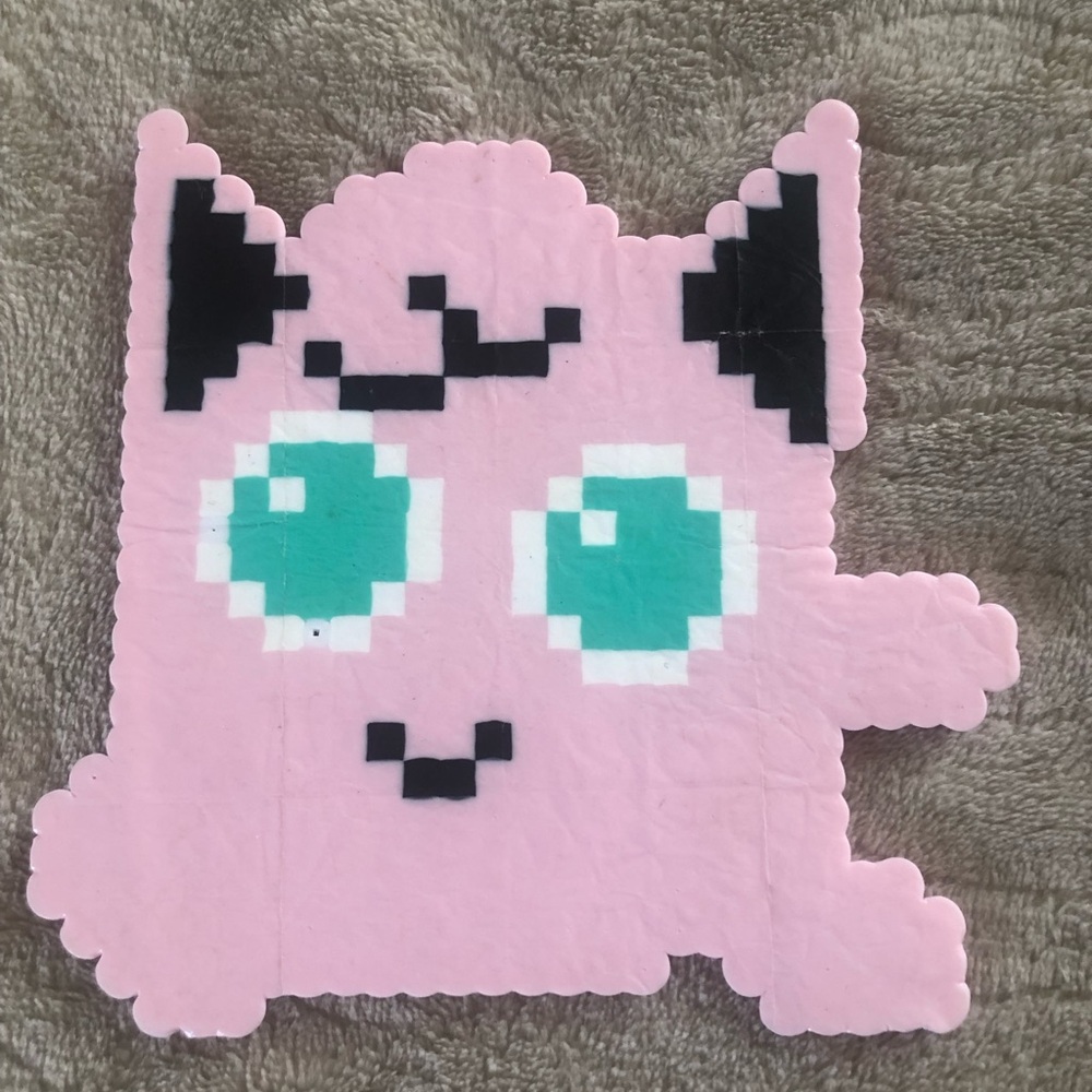 Jigglypuff Perler Bead Character